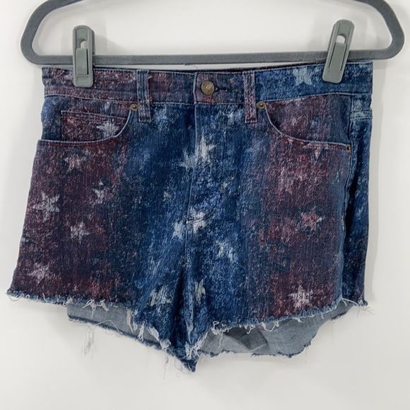 Guess Vintage Jean Star Shorts Sz 29 - Picture 2 of 7